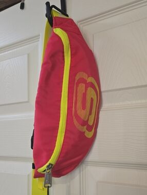 Skechers Pink Waist Pack with Yellow Accents